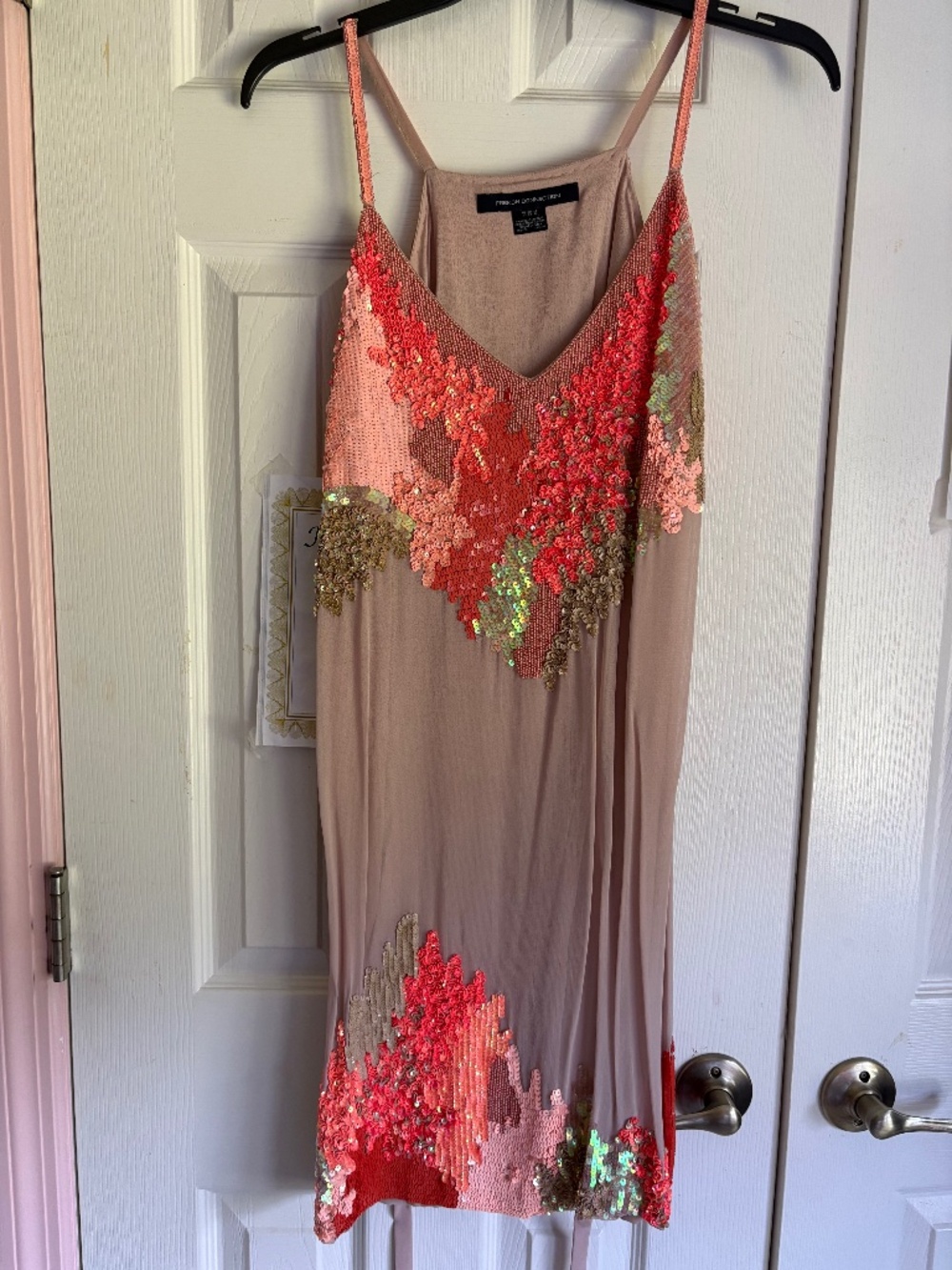 French Connection beaded cocktail dress